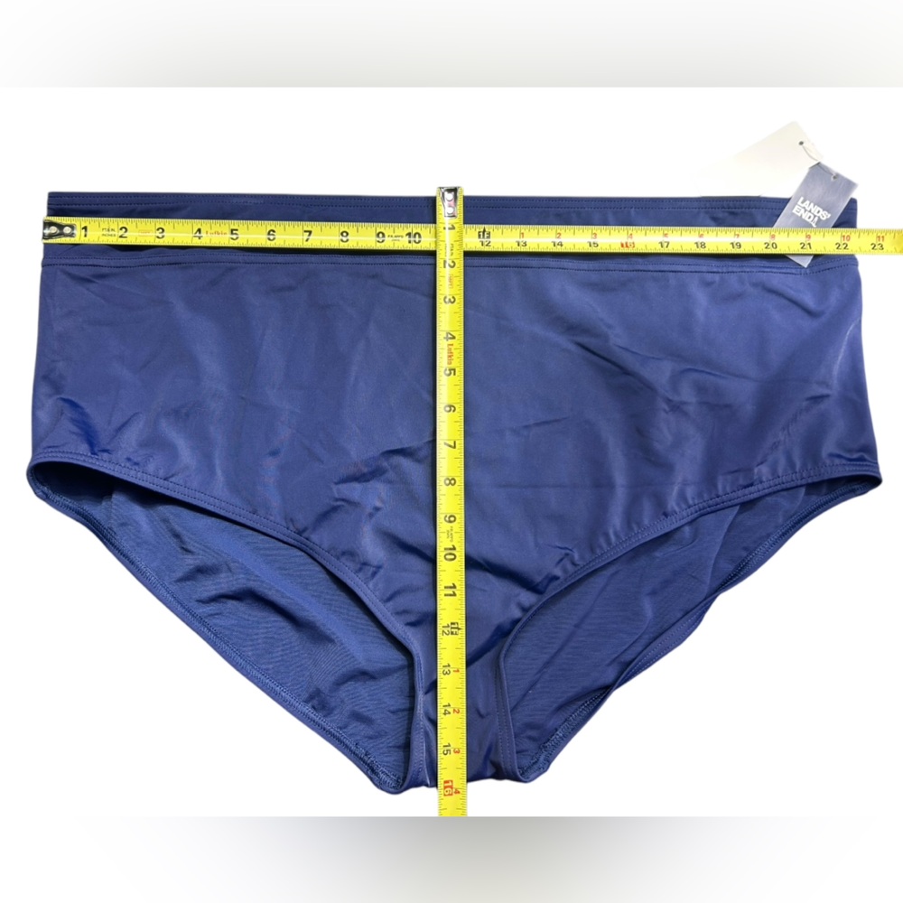 LANDS’ END plus size deep sea navy tummy control full coverage swim bottom NWT - Picture 8 of 8